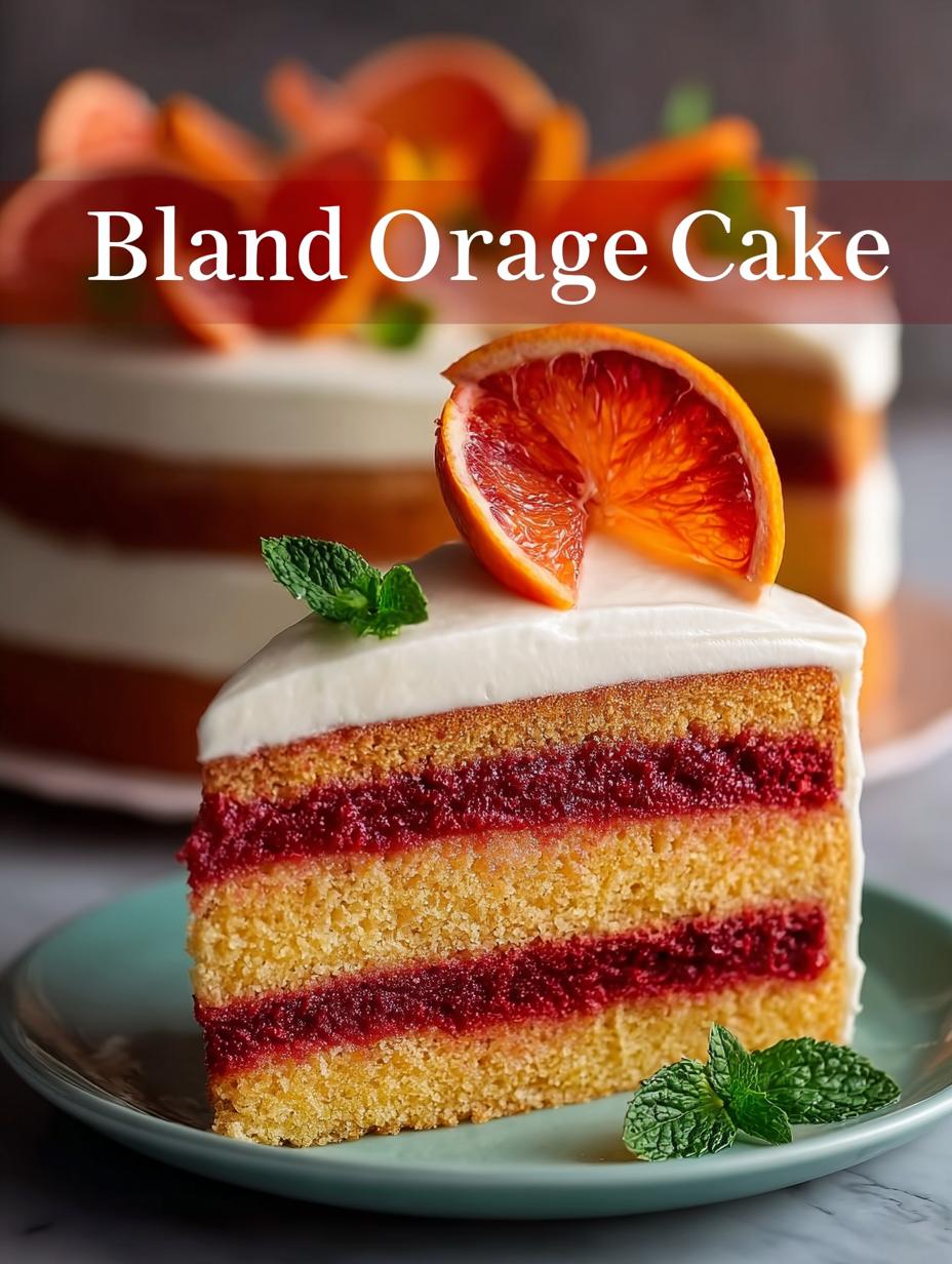 Blood Orange Cake