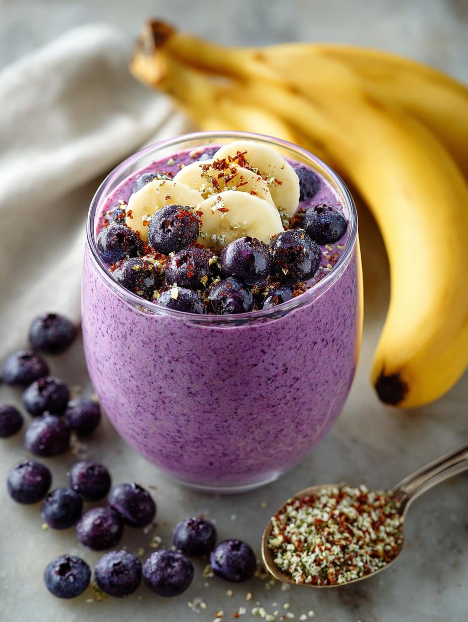 Blueberry Banana Smoothie: 5-Minute Superfood Delight - Blueberry Banana Smoothie - additional detail