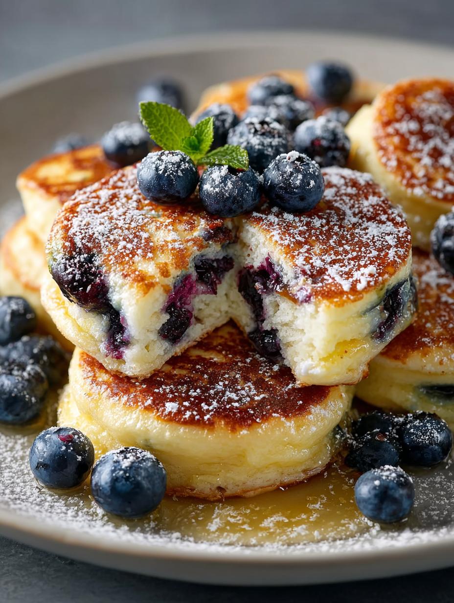Blueberry Lemon Pancake Bites