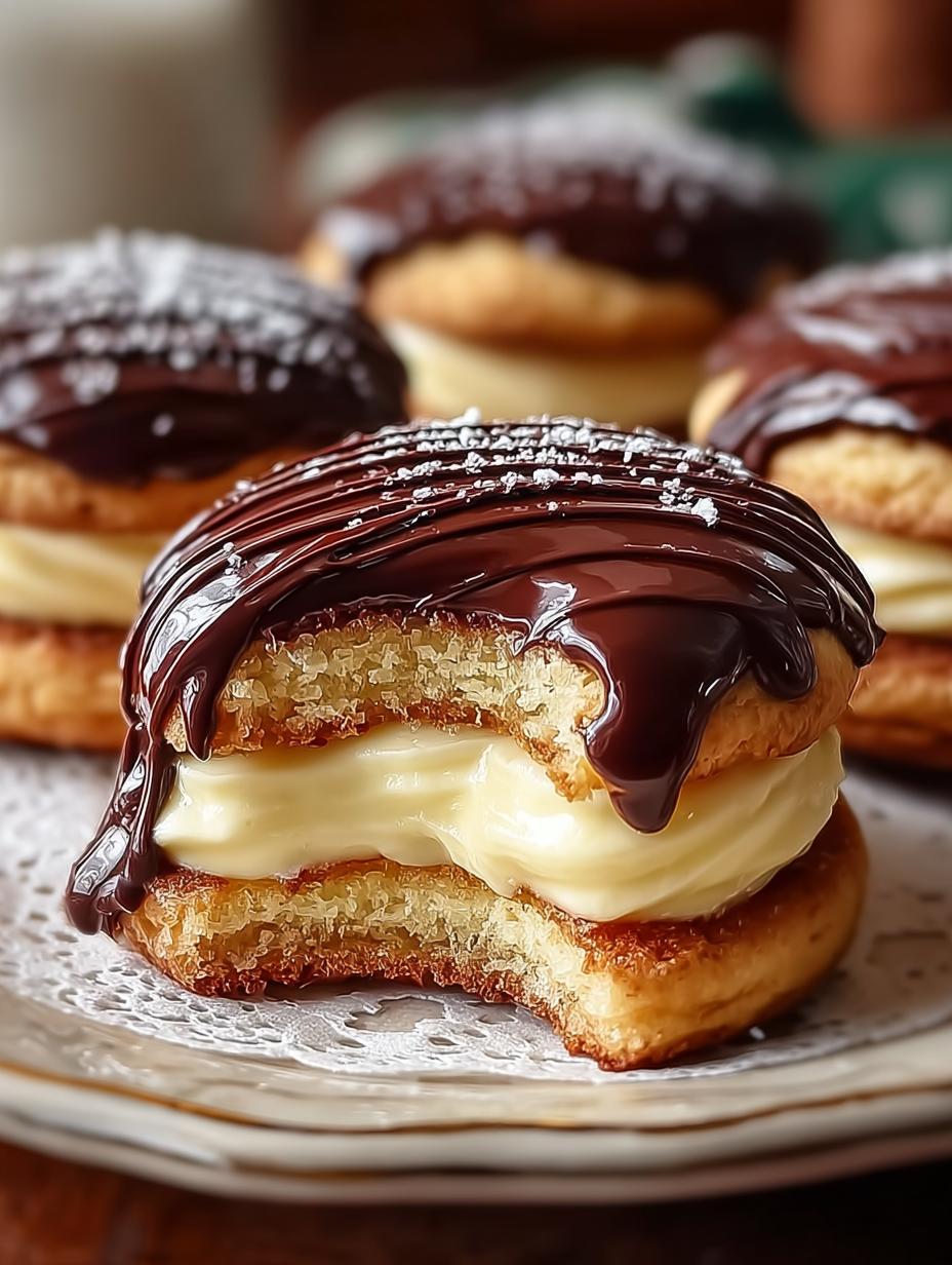 Delicious Boston Cream Pie Cookie Bites to Savor - Boston Cream Pie Cookie - main visual representation