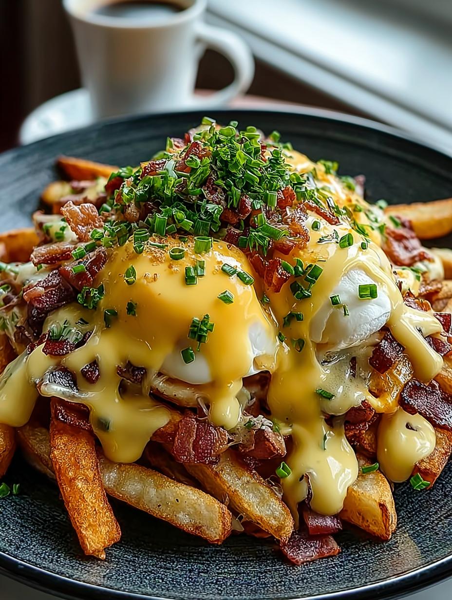Breakfast Poutine with Hollandaise
