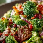 Broccoli Beef Bacon Salad