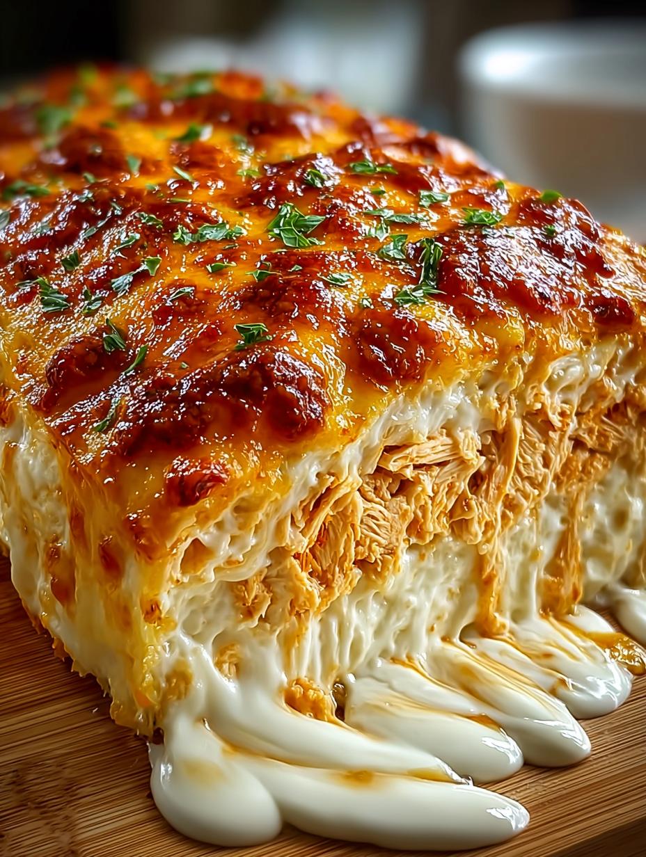 Buffalo Chicken Cheese Bake
