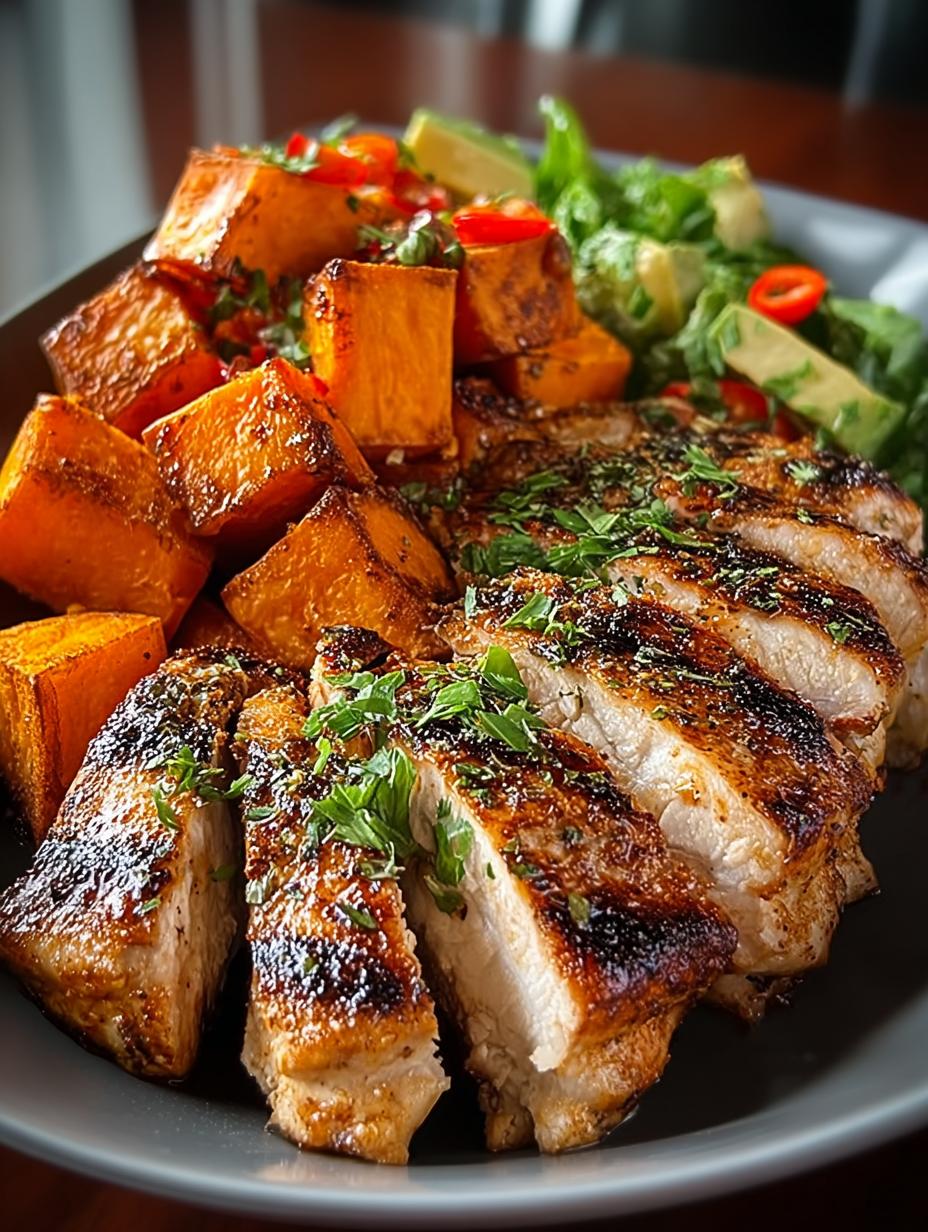 Cajun Chicken Sweet Potato