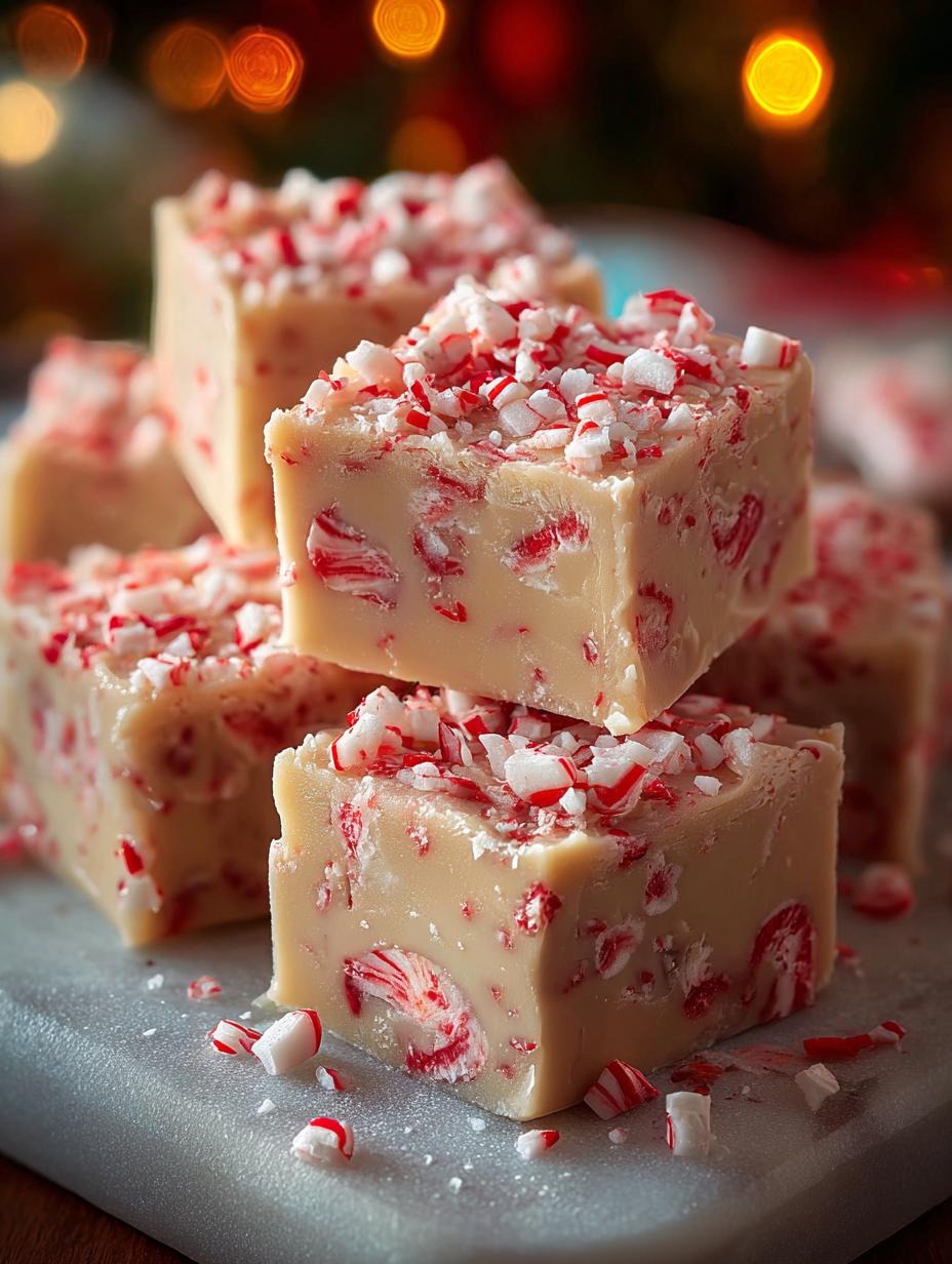 Indulge in 7 Heavenly Candy Cane Fudge Recipes - Candy Cane Fudge - main visual representation
