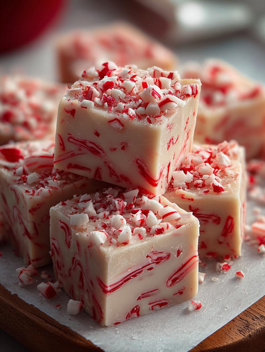 Candy Cane Fudge