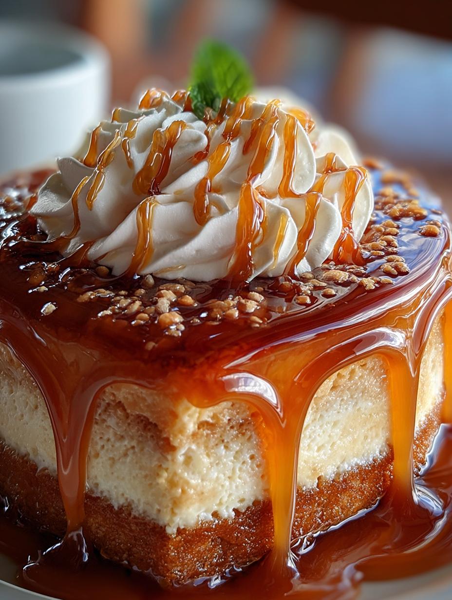 Make Perfect Caramel Cloud Cake in 7 Simple Steps - Caramel Cloud Cake - main visual representation