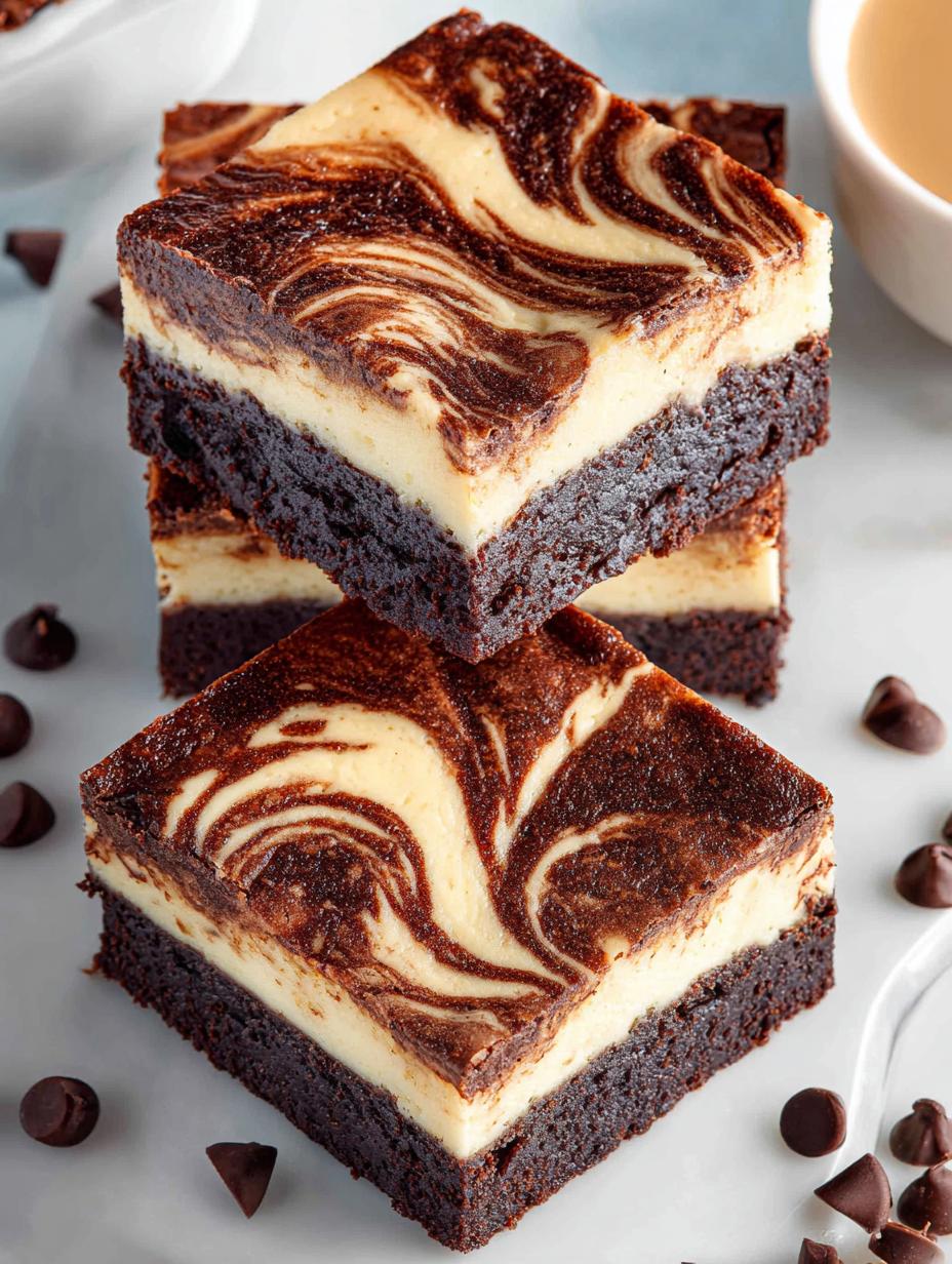 Cheesecake Chocolate Brownies: 5 Layers of Indulgence - Cheesecake Chocolate Brownies - additional detail