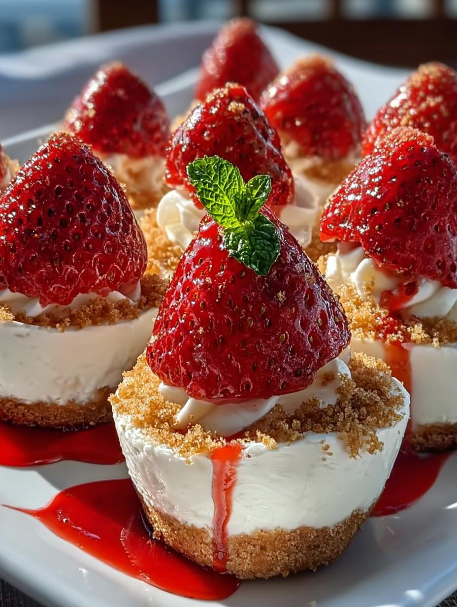 Cheesecake Deviled Strawberries: 12 Sweet Bites of Joy - Cheesecake Deviled Strawberries - main visual representation