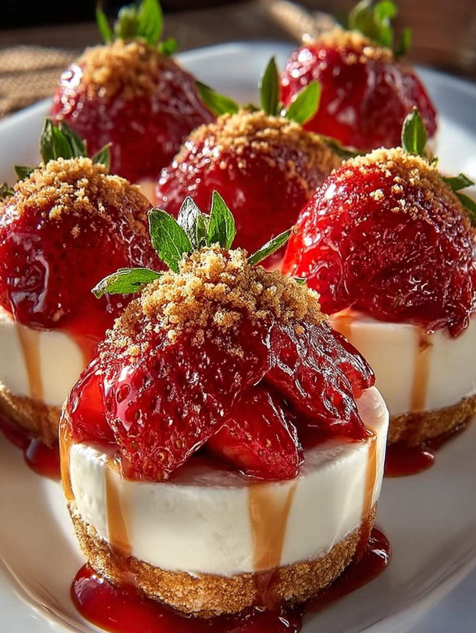 Cheesecake Deviled Strawberries