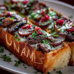 Cheesesteak Stuffed Garlic Bread