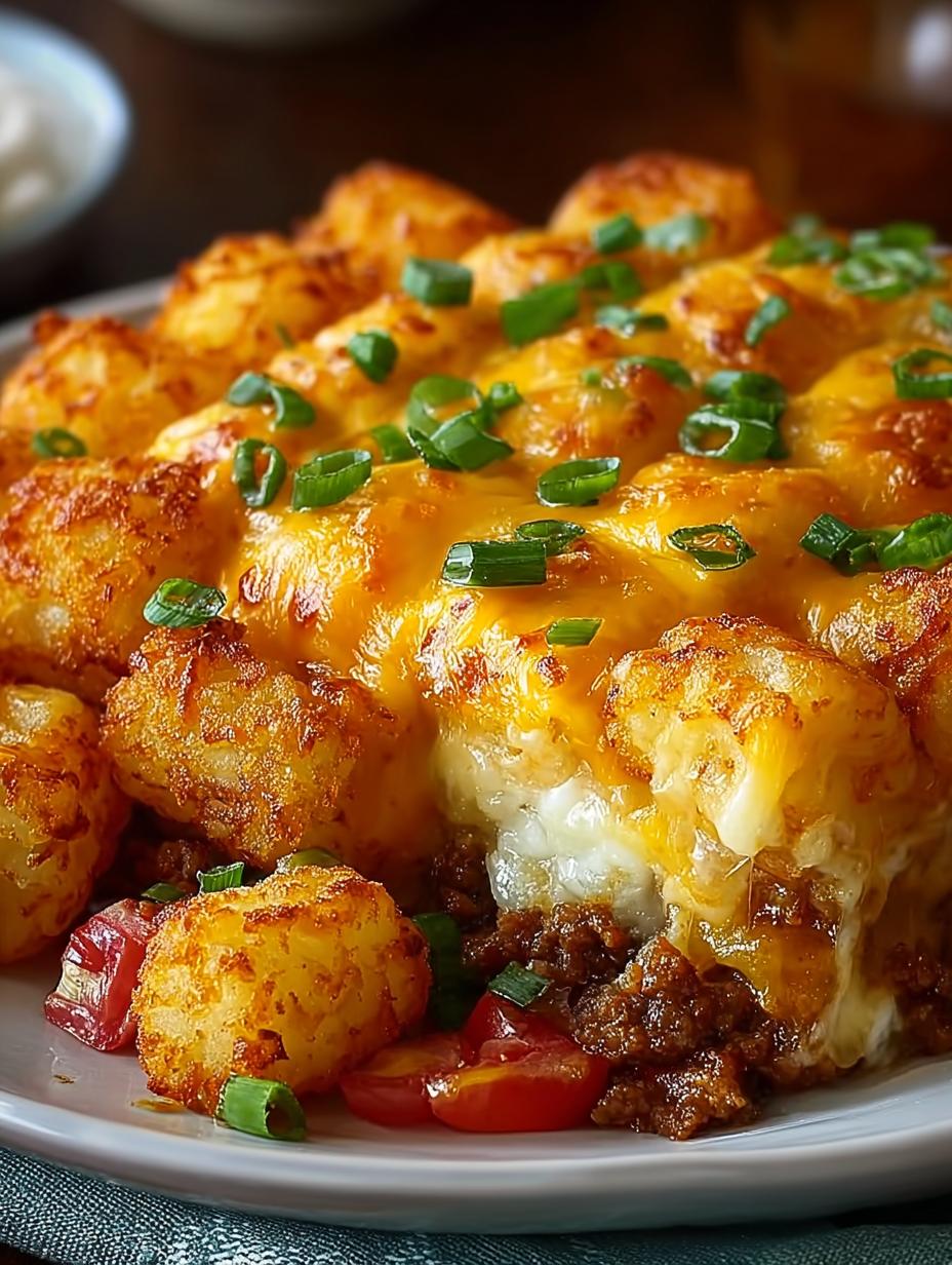 Cheesy Tater Tot Casserole