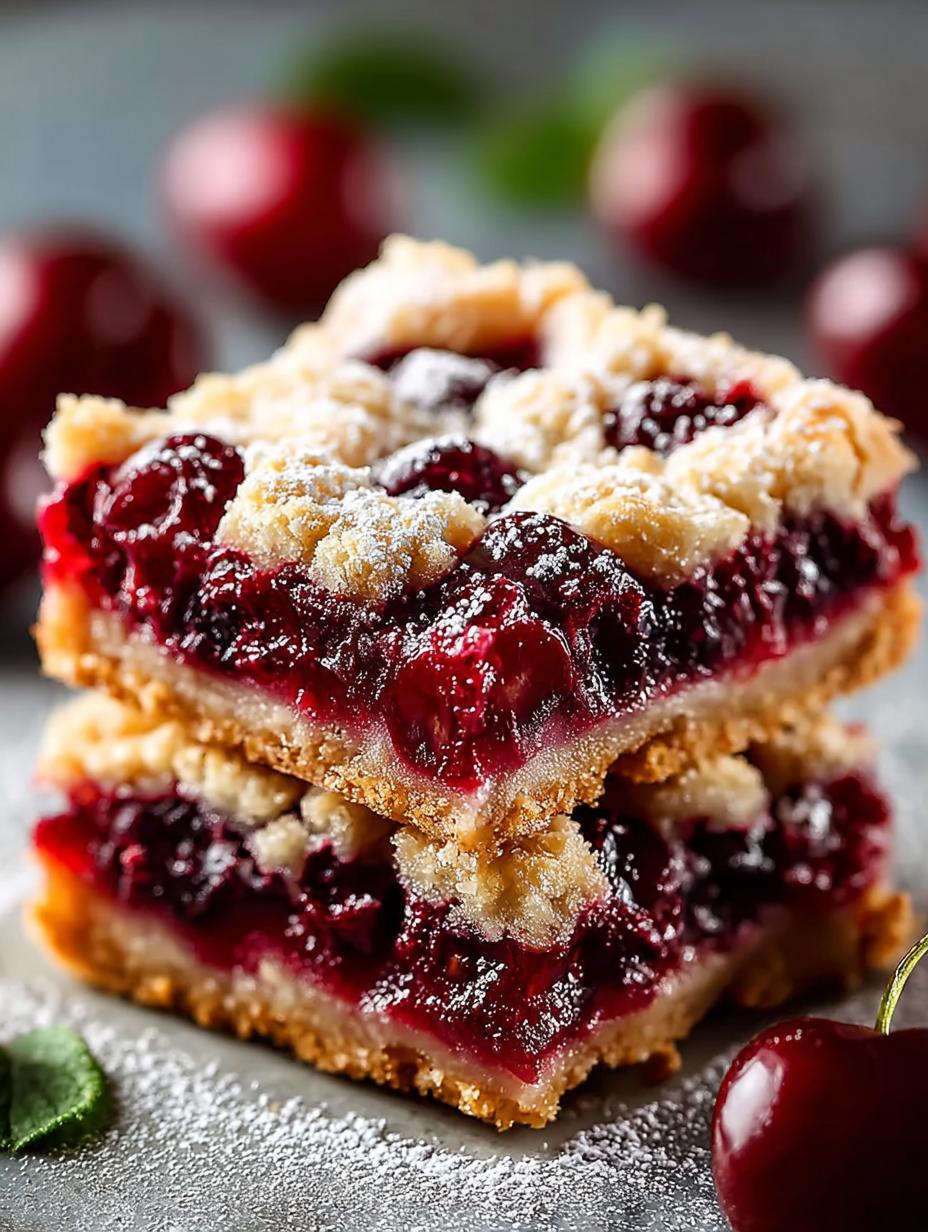 Delicious Cherry Pie Bars with Almond Drizzle Made Easy - Cherry Pie Bars - main visual representation