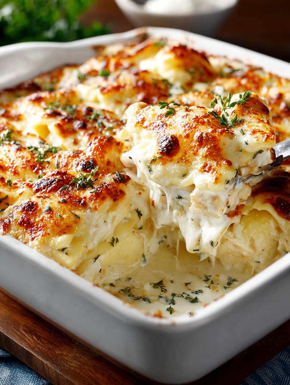 Chicken Alfredo Baked Ravioli: 6 Reasons to Indulge - Chicken Alfredo Baked Ravioli - additional detail