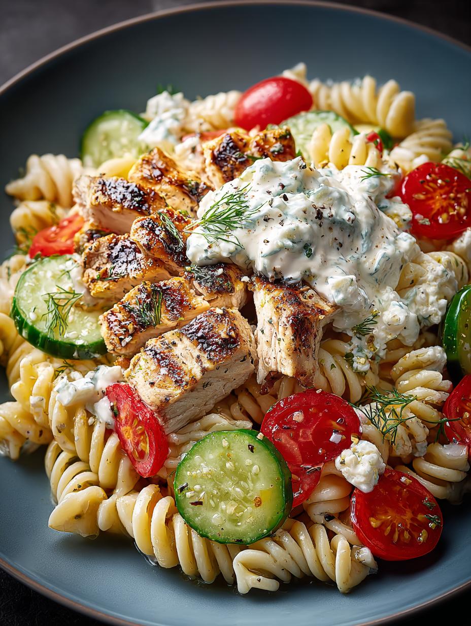 Chicken Gyro Pasta