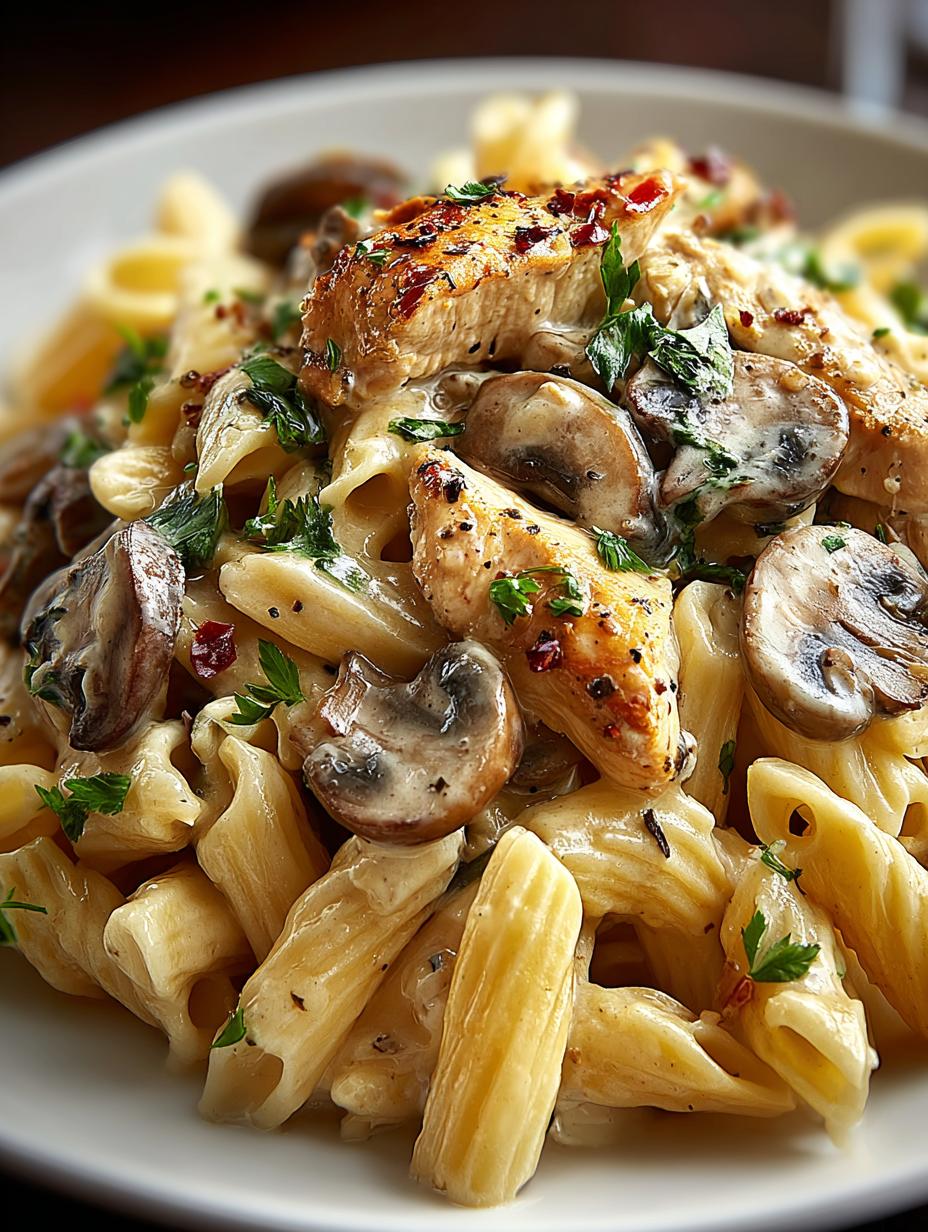 Chicken Mushroom Pasta: 6 Reasons to Love This Dish - Chicken Mushroom Pasta - additional detail