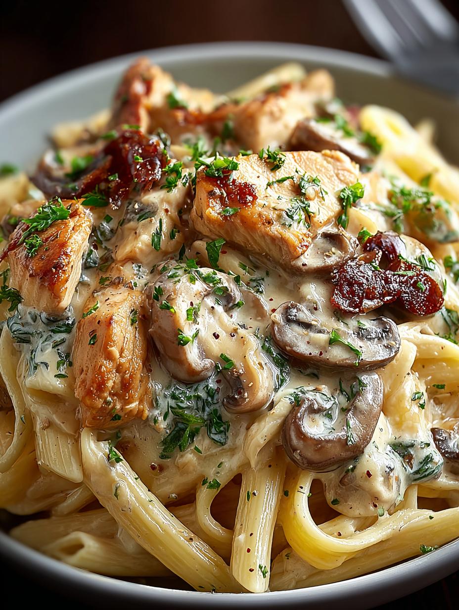 Chicken Mushroom Pasta