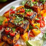 Chili Lime Tofu Peach