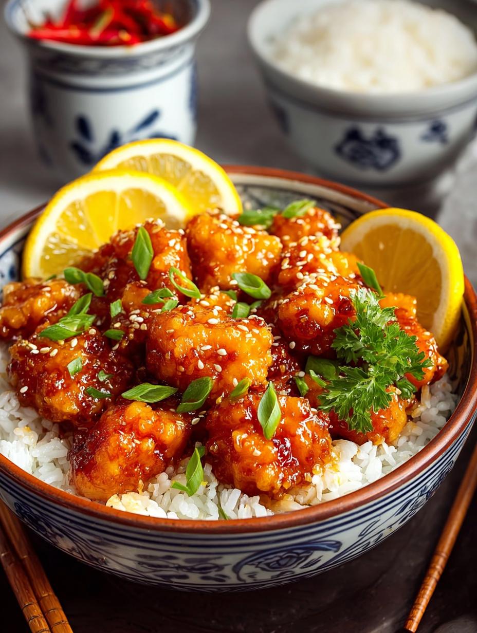 Delicious Chinese Lemon Chicken Recipe for Quick Meals - Chinese Lemon Chicken - main visual representation