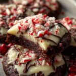 Chocolate Peppermint Bark Cookies