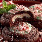 Christmas Peppermint Chocolate Cookies