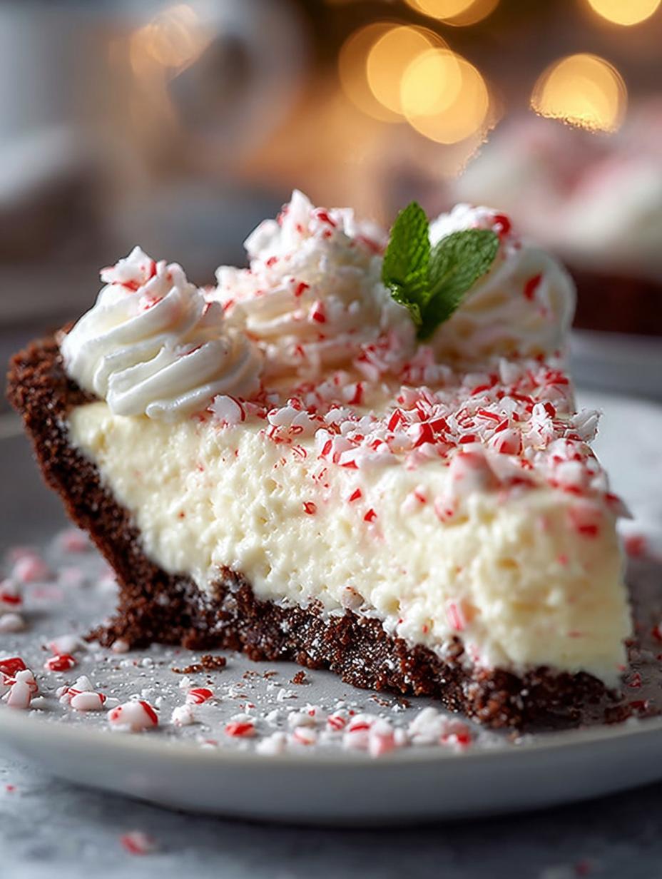 Quick Christmas Peppermint Pie: A Festive Delight - Christmas Peppermint Pie - main visual representation