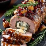 Christmas Stuffed Turkey Tenderloin