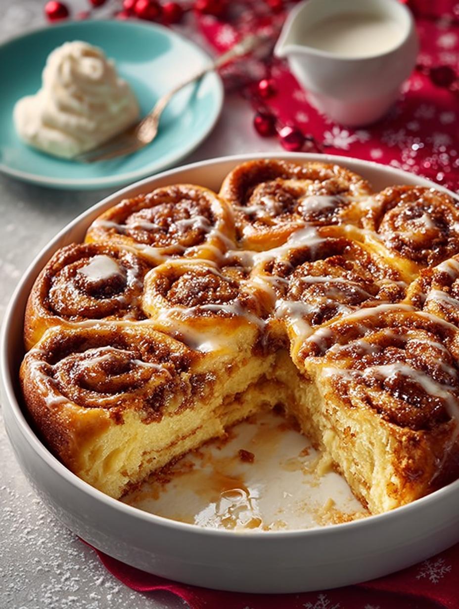 Delicious Cinnamon Roll Pancake Traybake for Everyone - Cinnamon Roll Pancake Traybake - main visual representation