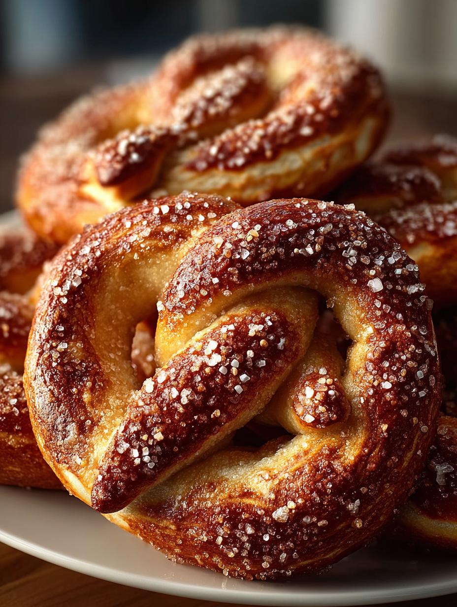 Cinnamon Sugar Soft Pretzels