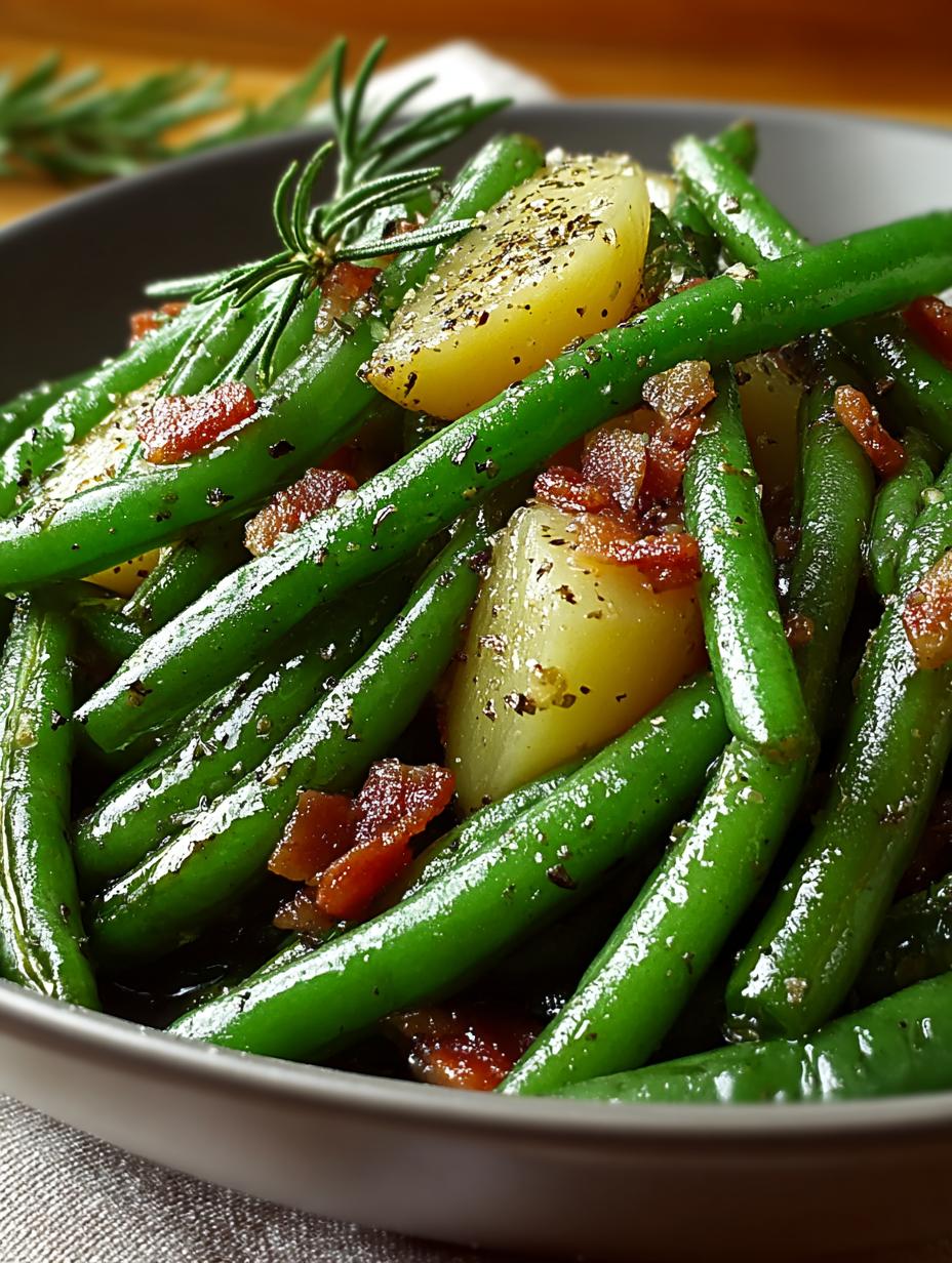 Delicious Country Ranch Green Beans with Bacon Delight - Country Ranch Green Beans - additional detail