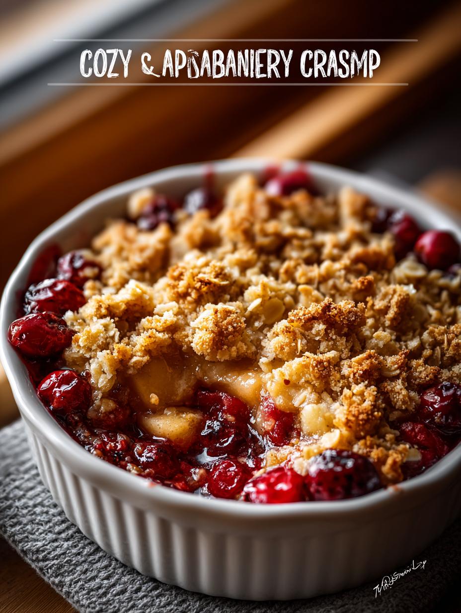 Cozy Apple Cranberry Crisp: 5 Reasons to Love It - Cozy Apple Cranberry Crisp - main visual representation