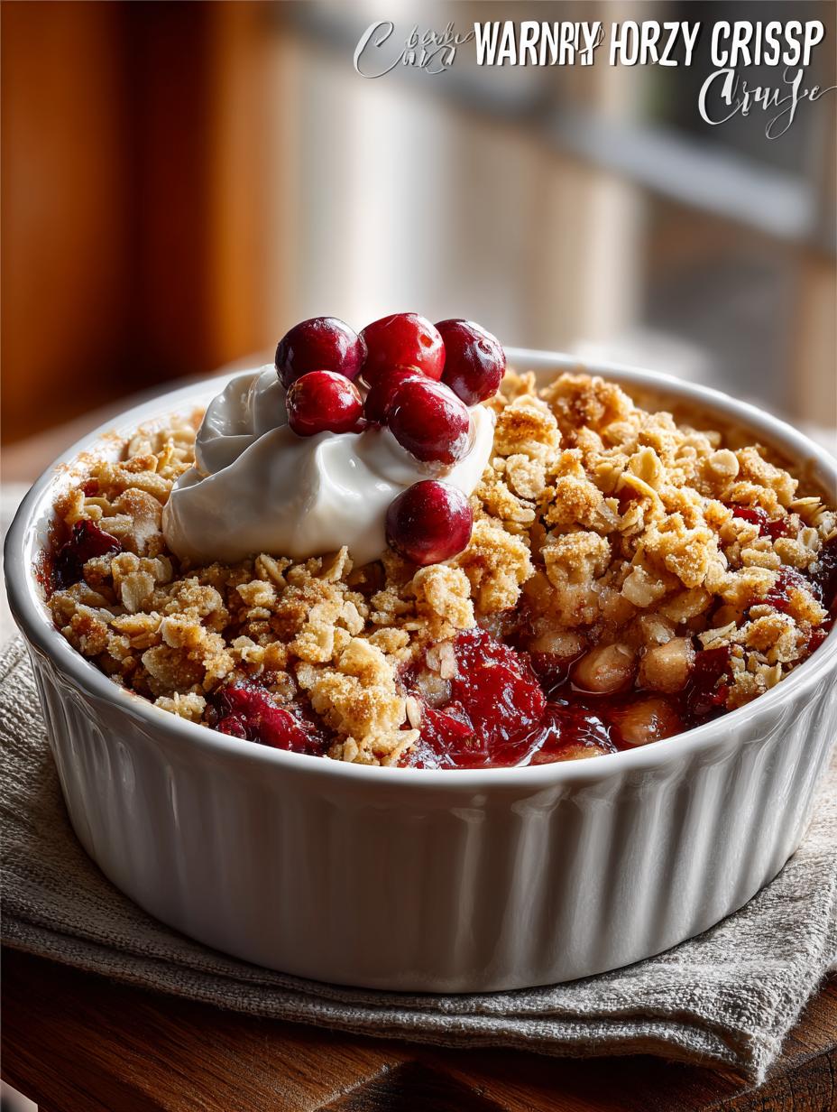 Cozy Apple Cranberry Crisp: 5 Reasons to Love It - Cozy Apple Cranberry Crisp - additional detail