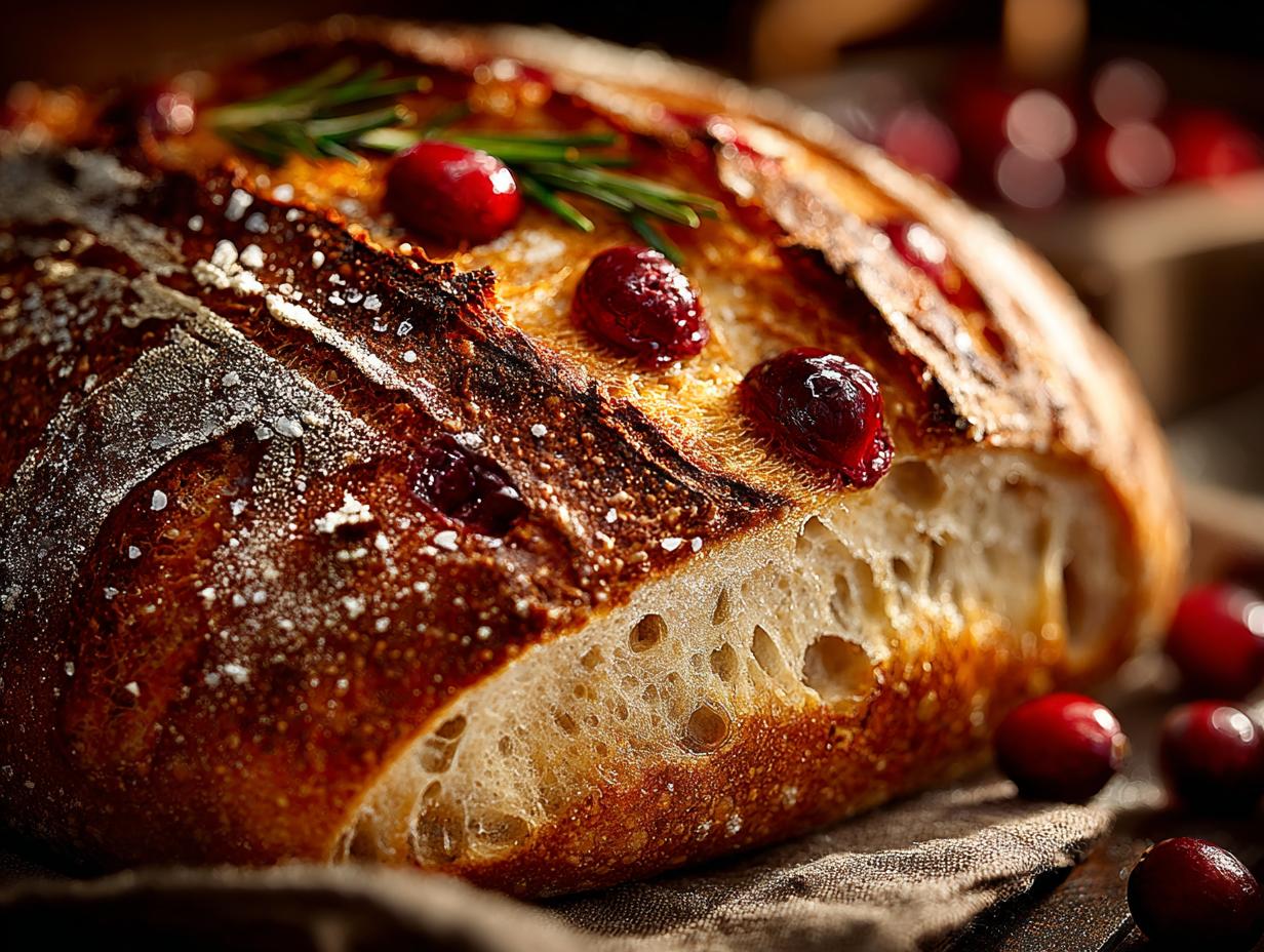 Delicious Cranberry Orange Sourdough Bread Recipe - Cranberry Orange Sourdough Bread - main visual representation