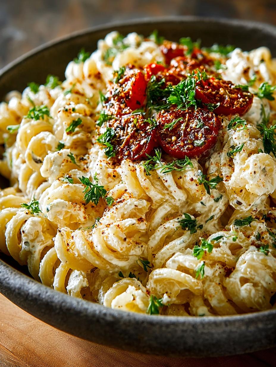 Creamy Cottage Cheese Pasta