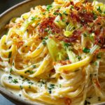 Creamy Pasta with Caramelized