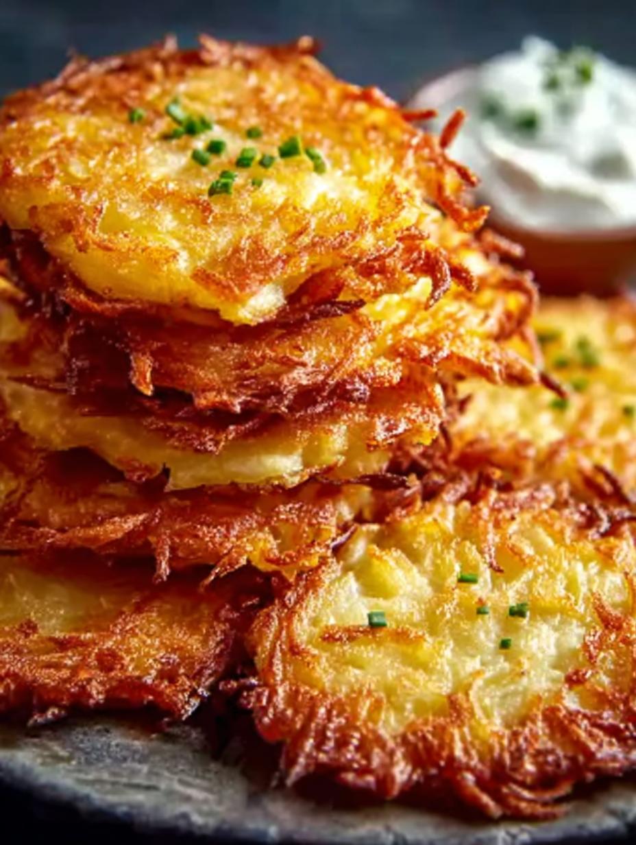 Crisp Potato Latkes
