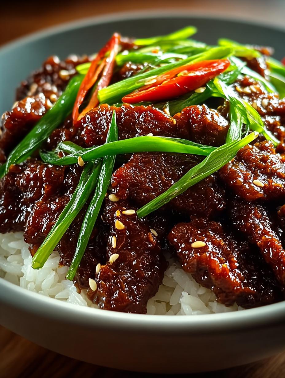 Irresistible Crispy Mongolian Beef for Dinner - Crispy Mongolian Beef - main visual representation