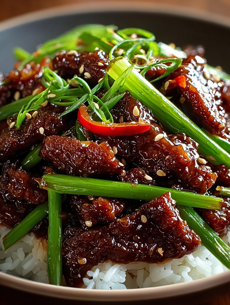 Irresistible Crispy Mongolian Beef for Dinner - Crispy Mongolian Beef - additional detail