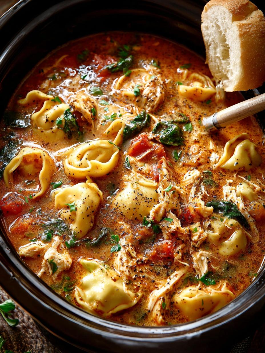Delicious Crockpot Tortellini Chicken Soup for Comfort - Crockpot Tortellini Chicken Soup - additional detail