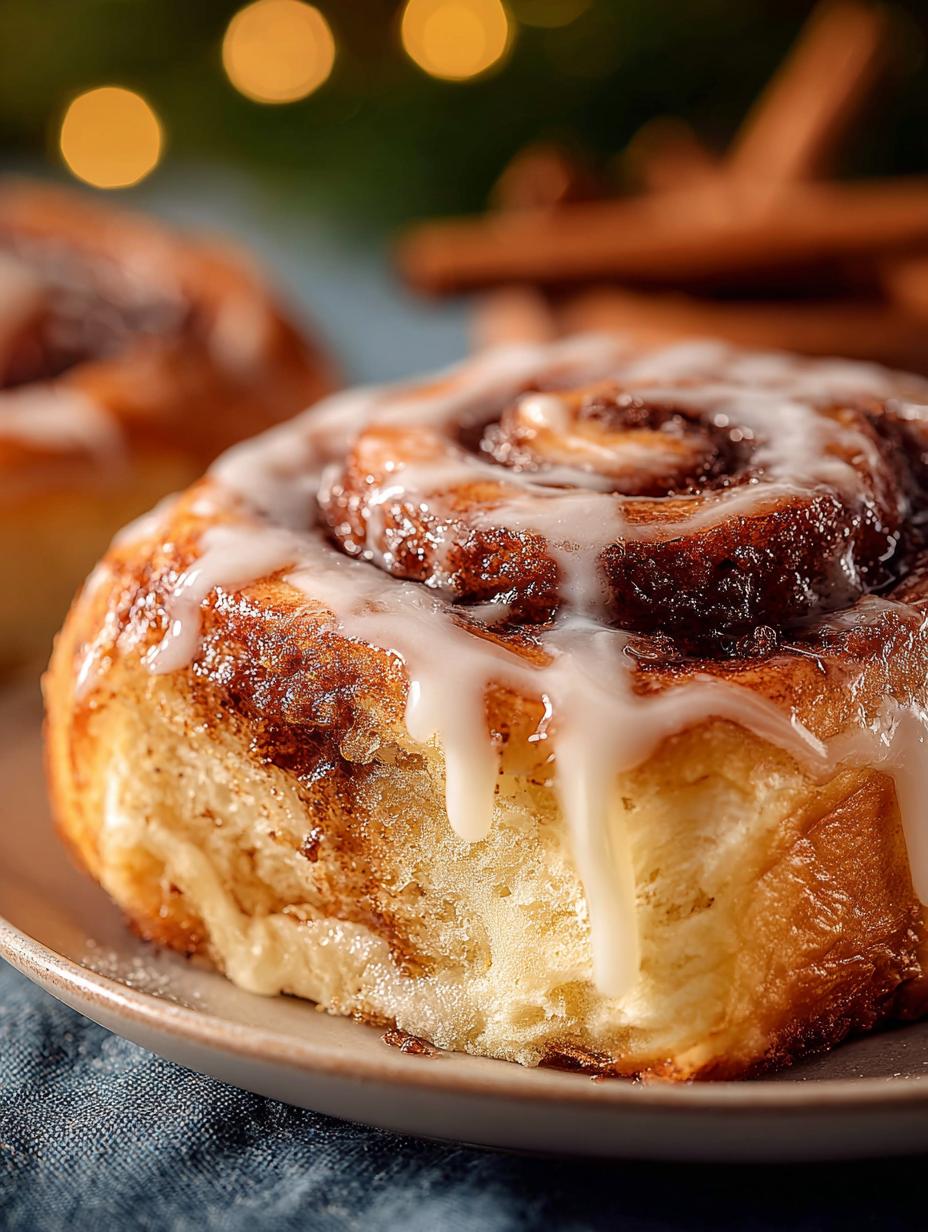 Eggnog Cinnamon Rolls