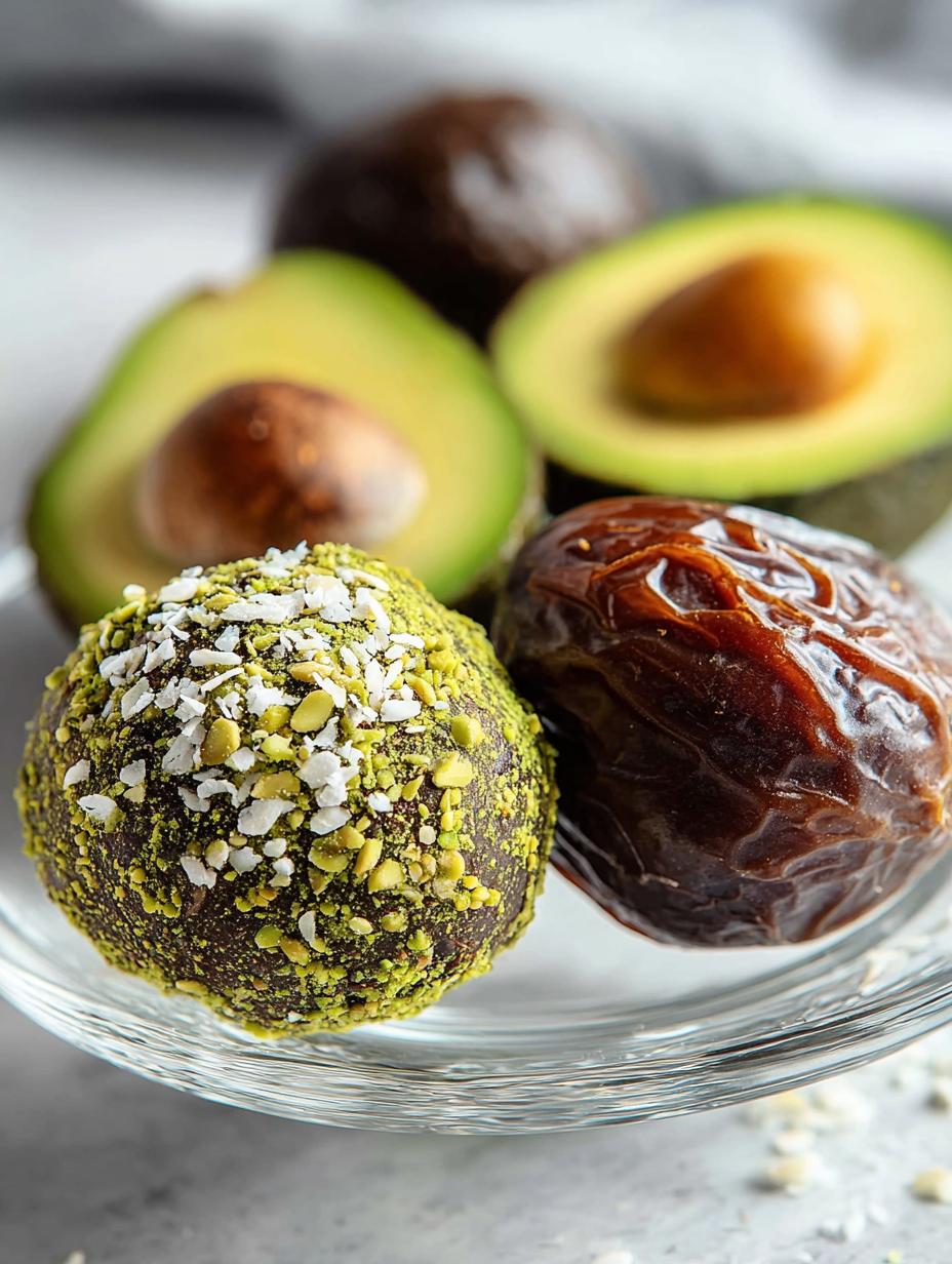 Energizing Avocado Date Energy: 12 Delicious Energy Balls - Energizing Avocado Date Energy - main visual representation