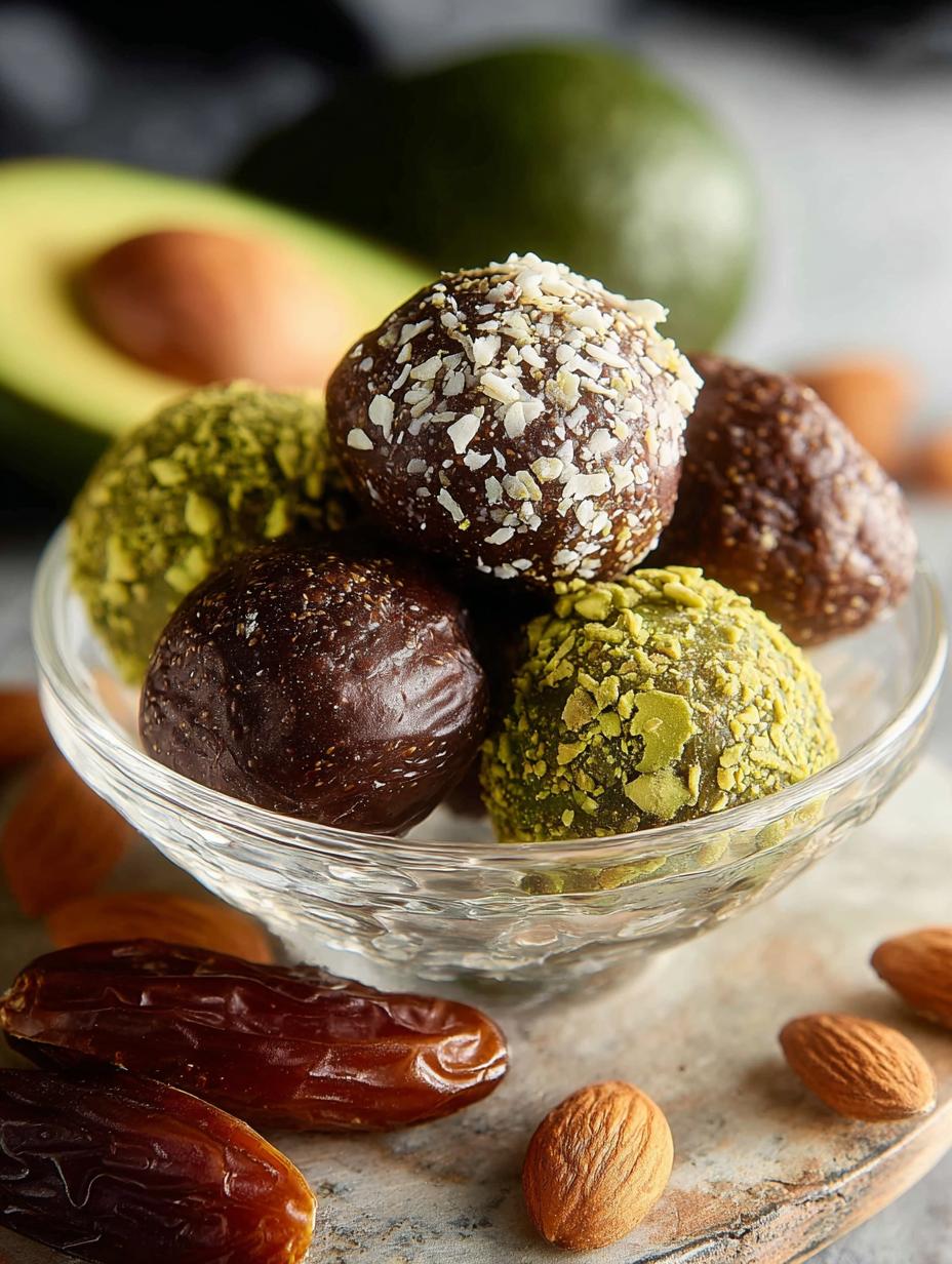 Energizing Avocado Date Energy: 12 Delicious Energy Balls - Energizing Avocado Date Energy - additional detail