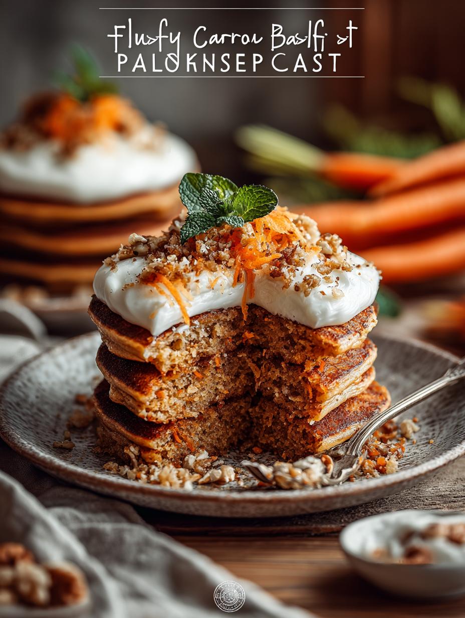 Fluffy Carrot Cake Pancakes: 10 Reasons to Indulge - Fluffy Carrot Cake Pancakes - main visual representation