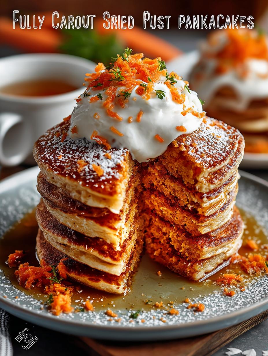 Fluffy Carrot Cake Pancakes: 10 Reasons to Indulge - Fluffy Carrot Cake Pancakes - additional detail