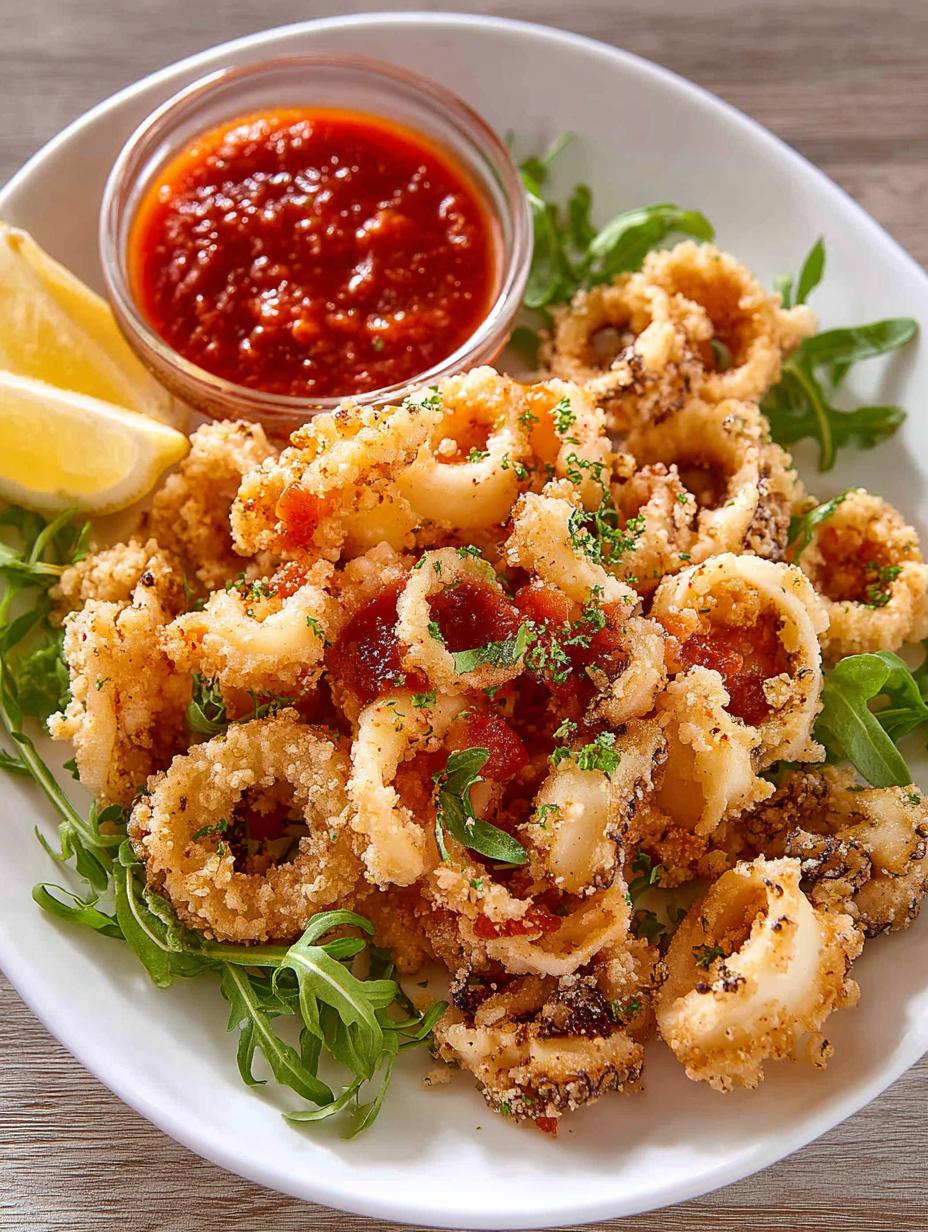 Fried Calamari: 4 Steps to Perfectly Crispy Delight - Fried Calamari - additional detail