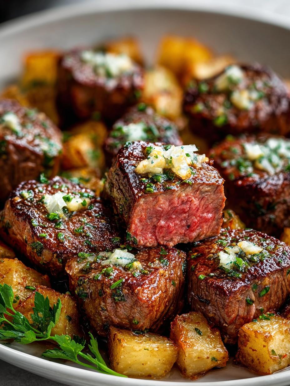 Garlic Butter Steak Bites
