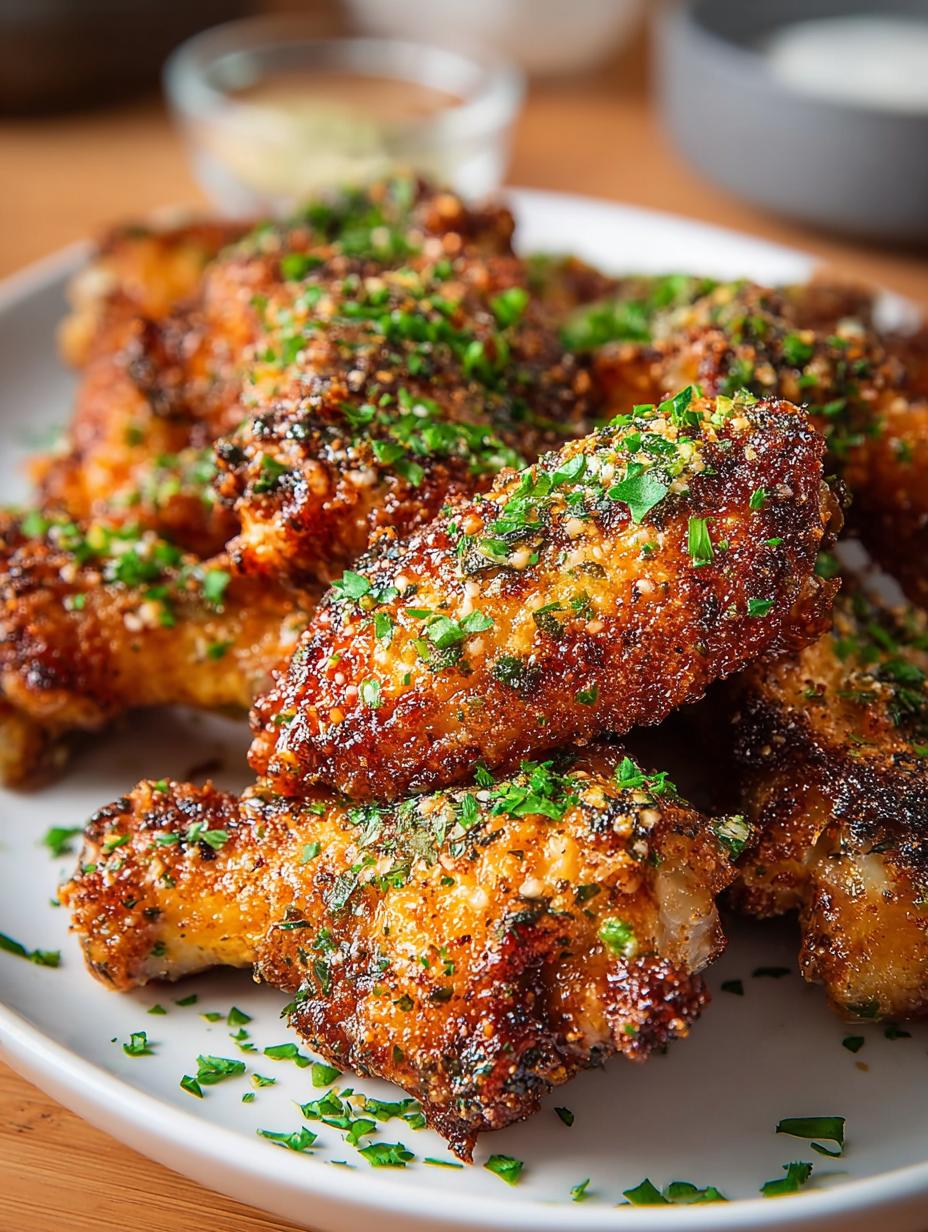 Garlic Parmesan Chicken Wings: 7 Crispy Delights to Savor - Garlic Parmesan Chicken Wings - additional detail