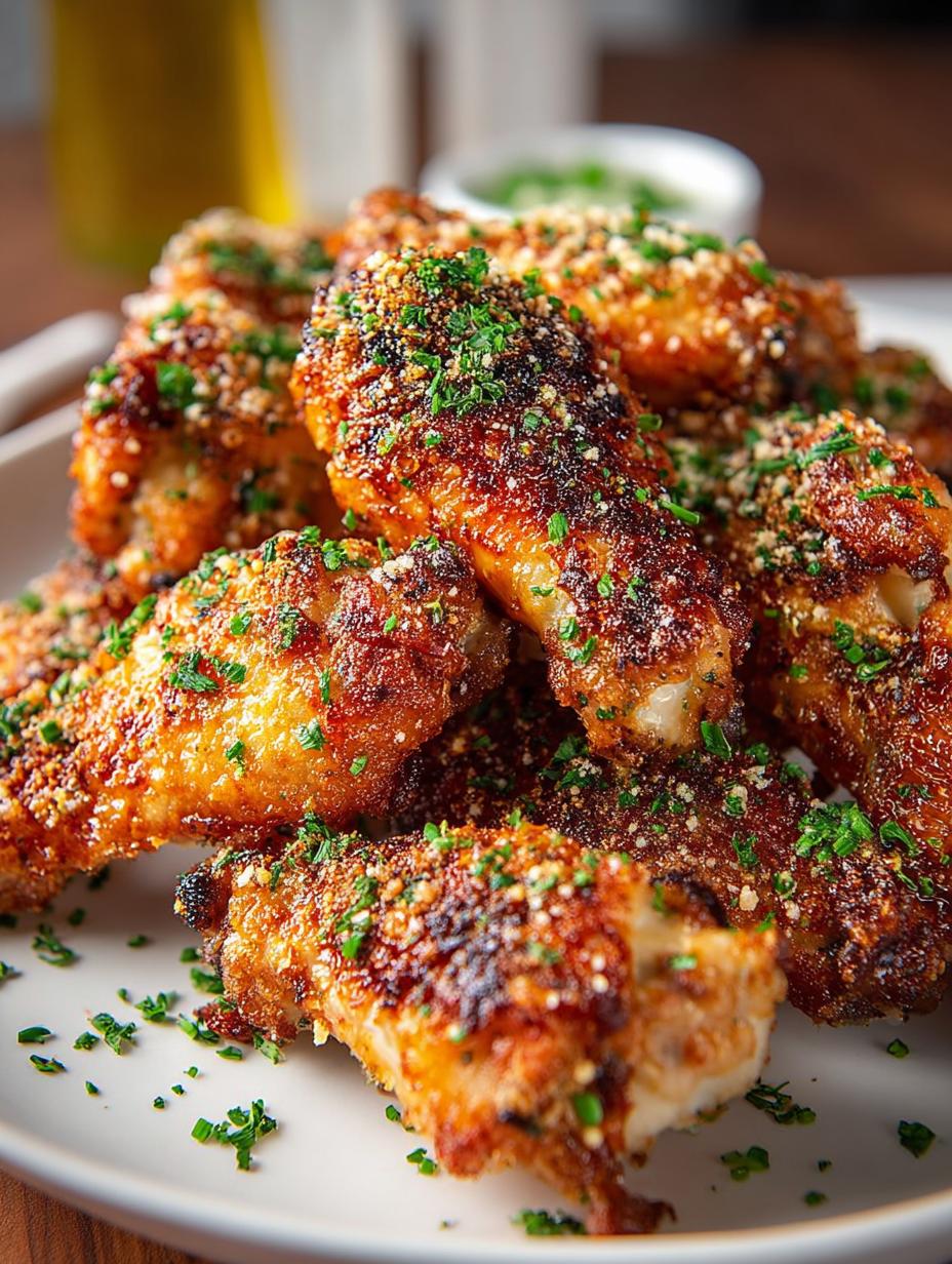 Garlic Parmesan Chicken Wings