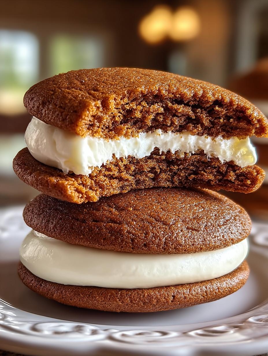 Gingerbread Whoopie Pies