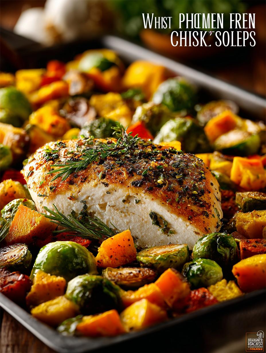 Gluten Free Sheet Pan Chicken Dinner with Brussels Sprouts - Gluten Free Sheet Pan - additional detail
